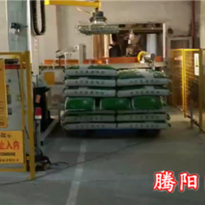 綠豆雜糧小型立柱碼垛機在企業代替人工碼垛